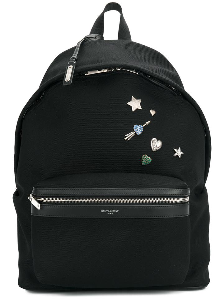 Saint Laurent City Backpack - Black