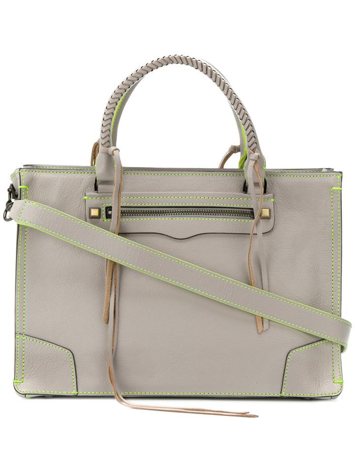 Rebecca Minkoff - Regan Satchel Tote - Women - Leather - One Size, Grey, Leather