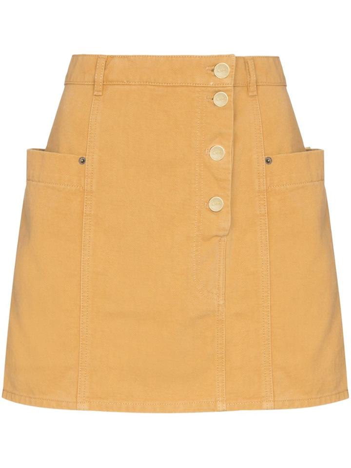 Jacquemus De Nimes Mini Skirt - Yellow