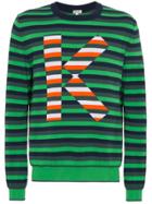 Kenzo Striped Logo Jumper - Green