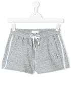 Chloé Kids Embellished Stripe Shorts - Grey