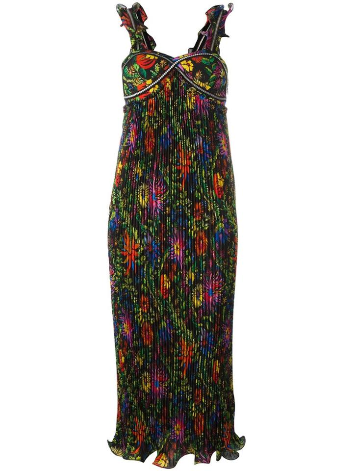 3.1 Phillip Lim Floral Pleated Midi Dress - Multicolour