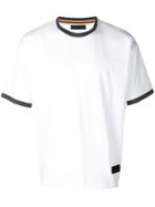 Prada Grey Trim T-shirt - White