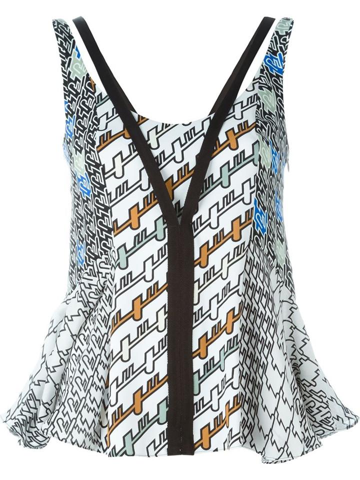 Kenzo Diagonal Stripes Tank Top
