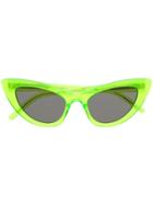 Saint Laurent Eyewear New Wave Sl 213 Lily Sunglasses - Green