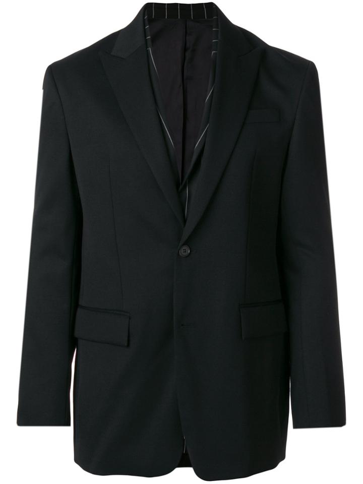 Juun.j Classic Single-breasted Blazer - Black