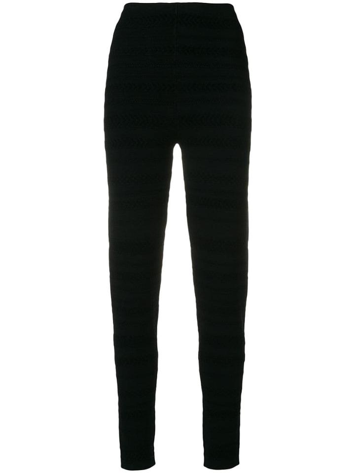 Proenza Schouler Ankle Zip Skinny Trousers - Black