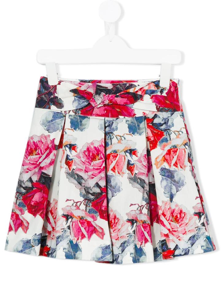 Lapin House - Floral Print Skirt - Kids - Cotton - 6 Yrs