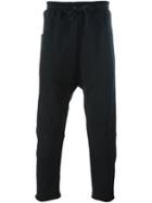 Amen Cropped Track Pants, Men's, Size: 46, Black, Cotton