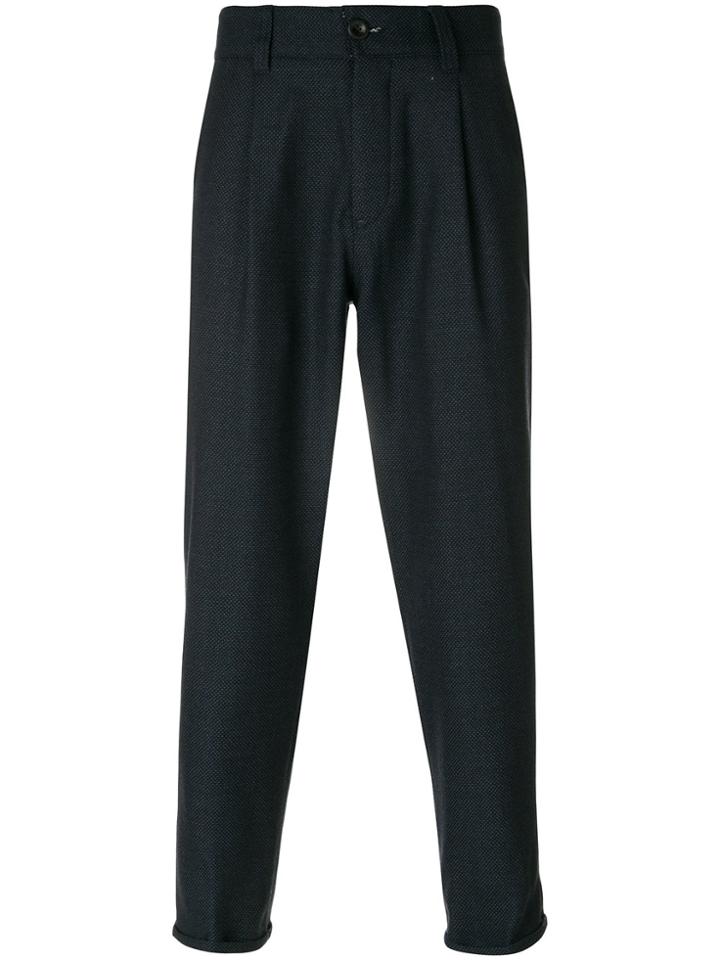 Pt01 Tailored Loose-fit Trousers - Blue
