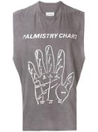Maison Margiela Palmistry Chart Tank Top - Grey
