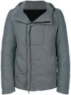 Masnada Zip Up Padded Coat - Grey