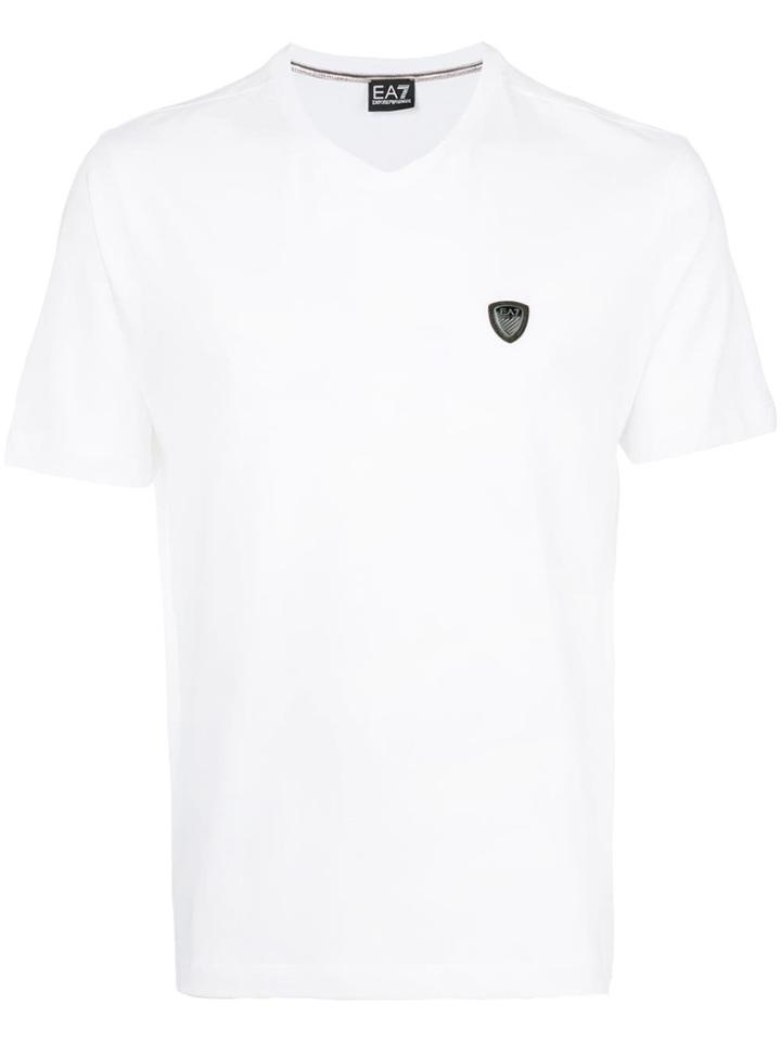 Ea7 Emporio Armani Plain T-shirt - White