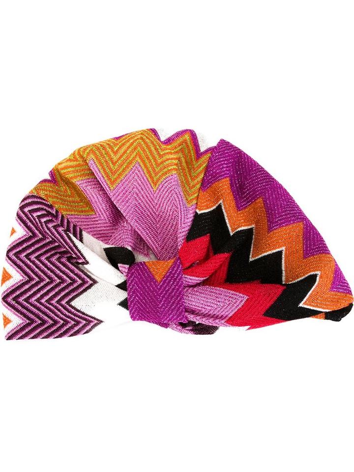 Missoni Zigzag Knit Turban