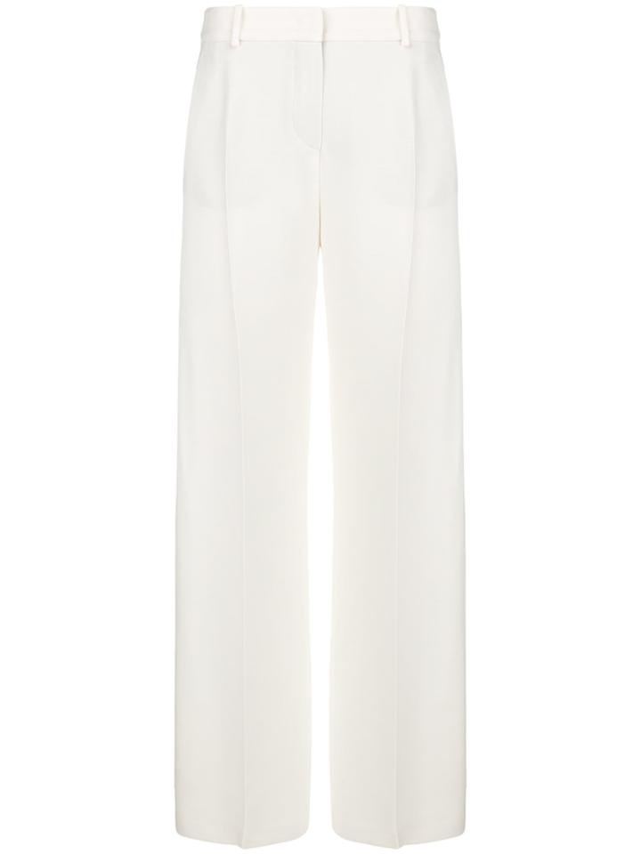 Loro Piana High-waist Flared Trousers - White