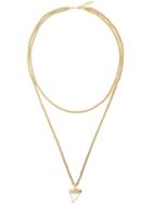 Givenchy 'shark Tooth' Necklace, Women's, Metallic
