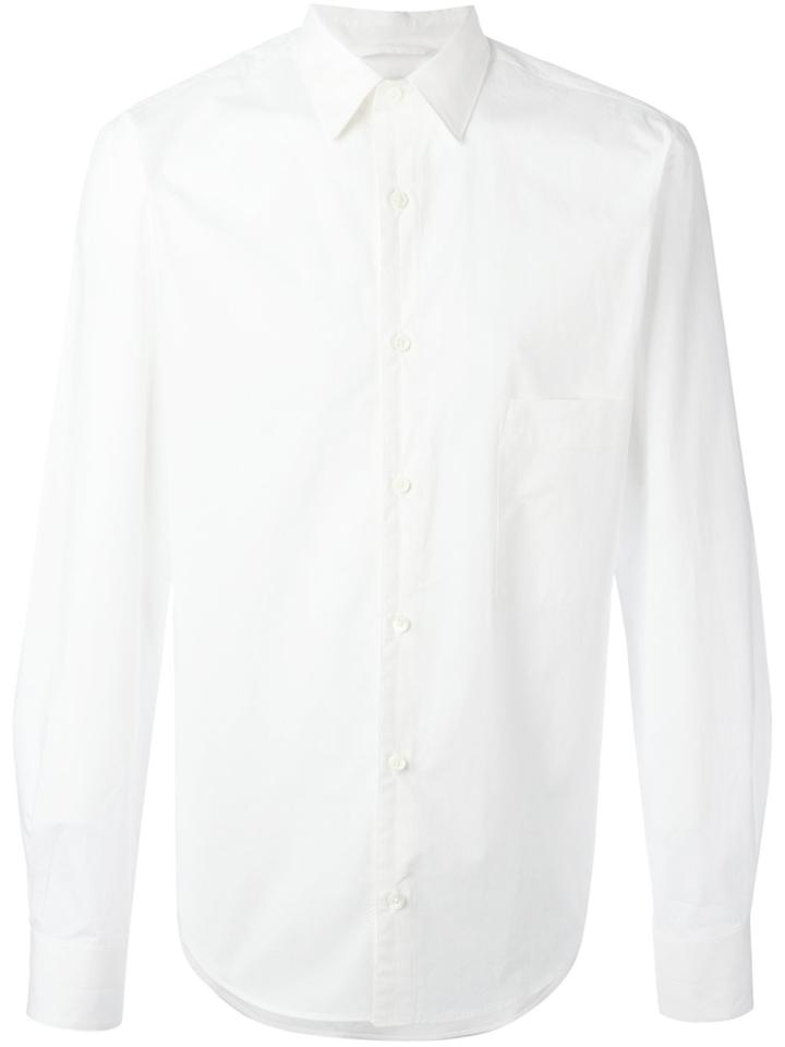 Lemaire Classic Long Sleeve Shirt - White