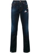 Love Moschino Slim Faded Jeans - Blue
