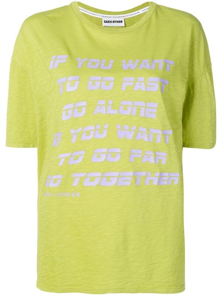 Each X Other - Green
