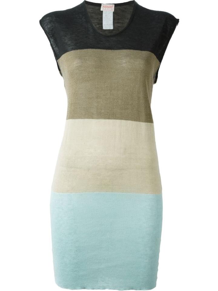 Kenzo Vintage Colour Block Dress