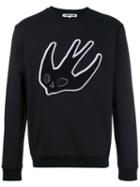 Mcq Alexander Mcqueen Logo Appliquè Sweatshirt, Men's, Size: Xs, Black, Cotton