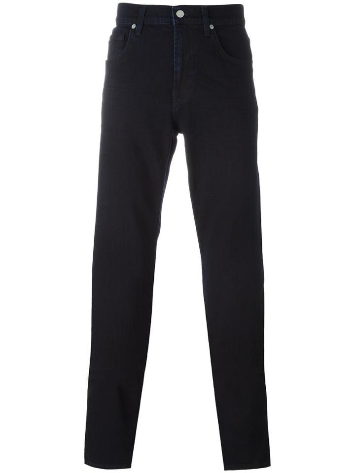 7 For All Mankind Tapered Jeans, Men's, Size: 36, Blue, Cotton/polyester/spandex/elastane