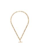 Susan Caplan Vintage 1990s Vintage Gold Plated Albert Chain With T Bar