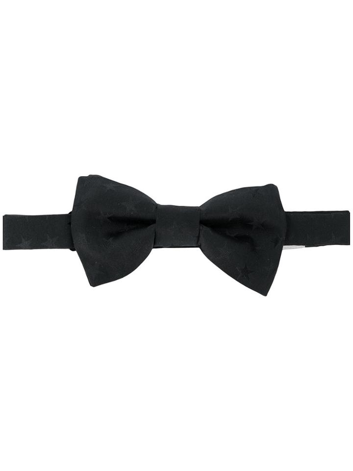 Valentino Star Motif Bow Tie - Black