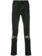 Ksubi - Distressed Skinny Jeans - Men - Cotton - 32, Black, Cotton