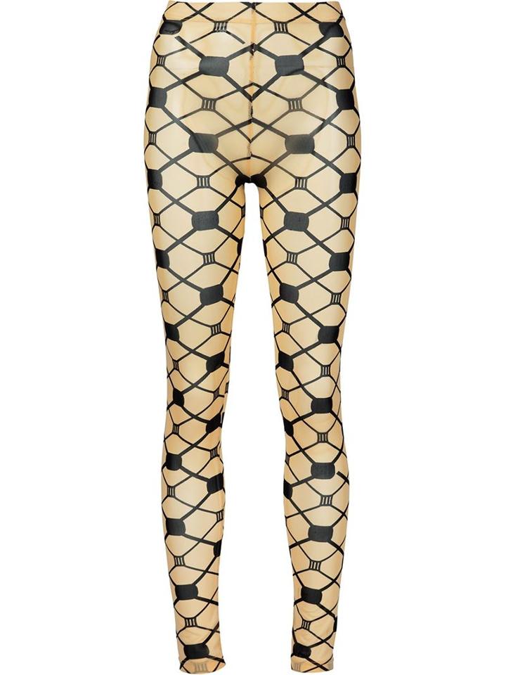 Ktz Fishnet Print Leggings