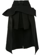 Dion Lee Suspended Trench Skirt - Black