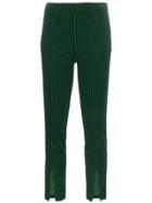 Frame Denim Split Hem Mid-rise Corduroy Trousers - Green