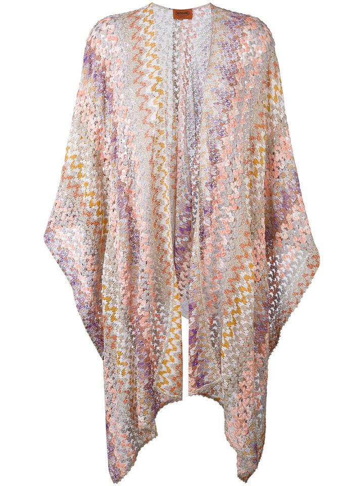 Missoni - Open Knit Cardigan - Women - Cupro/viscose/polyester - One Size, Cupro/viscose/polyester