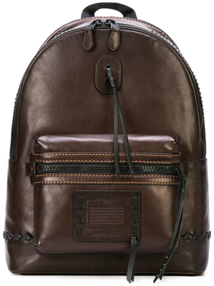 Coach Coach 36229 Mwmah Leather/fur/exotic Skins->leather - Brown