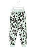 Mini Rodini - Panther Print Trousers - Kids - Organic Cotton/spandex/elastane - 7 Yrs, Green
