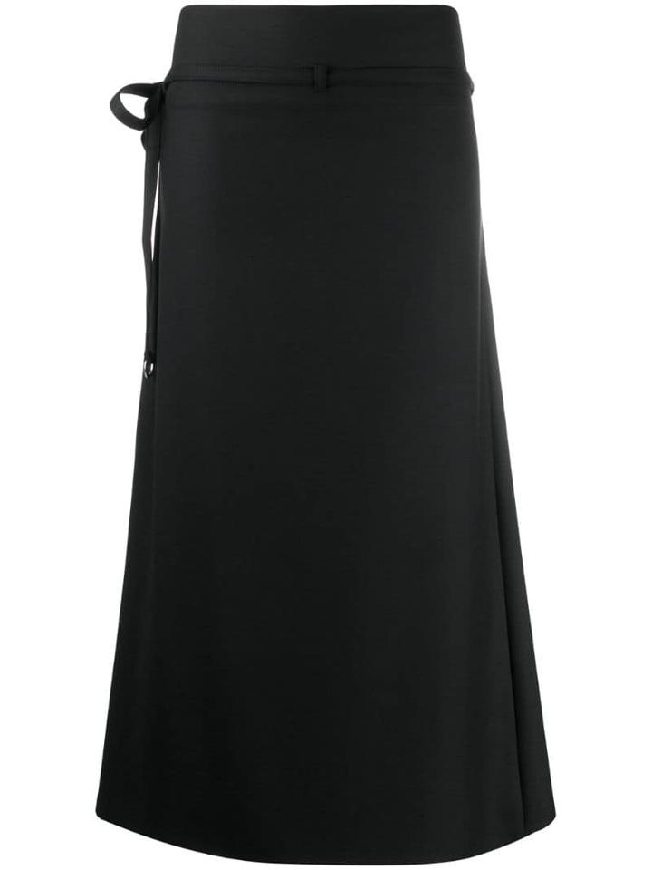 Lemaire Tie Waist Skirt - Black
