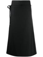 Lemaire Tie Waist Skirt - Black