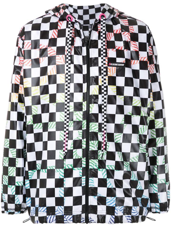 À La Garçonne + Olk Grid Nylon Jacket - Multicolour