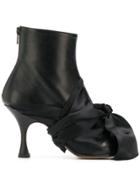 Mm6 Maison Margiela Knot Sock Boots - Black