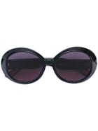 Christian Roth Eyewear Oversize Bug Eye Sunglasses - Black