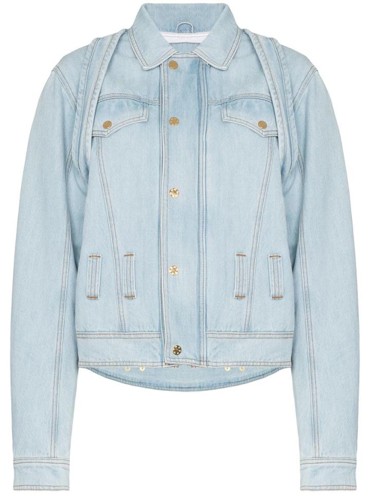 Gmbh Camar Oversized Harness Denim Jacket - Blue
