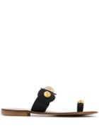Fabio Rusconi Embellished Slip-on Sandals - Black