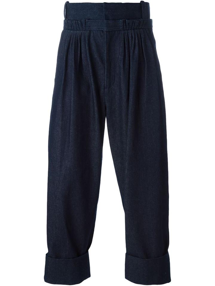 J.w.anderson Front Pleat Baggy Trousers