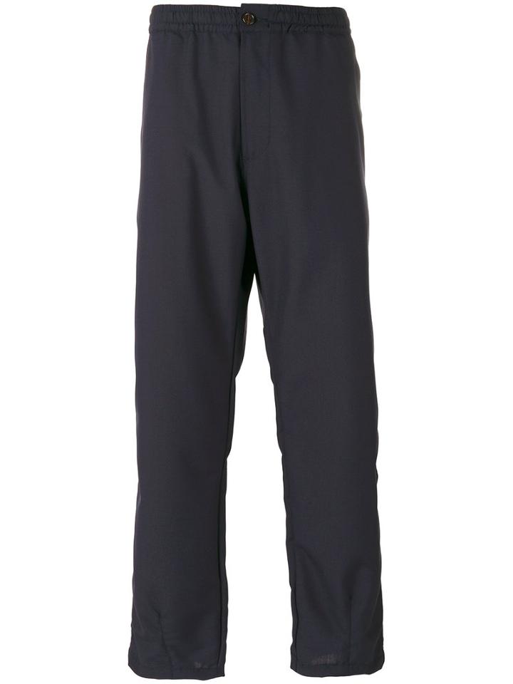 Universal Works Track Trousers, Men's, Size: Medium, Blue, Polyester/wool