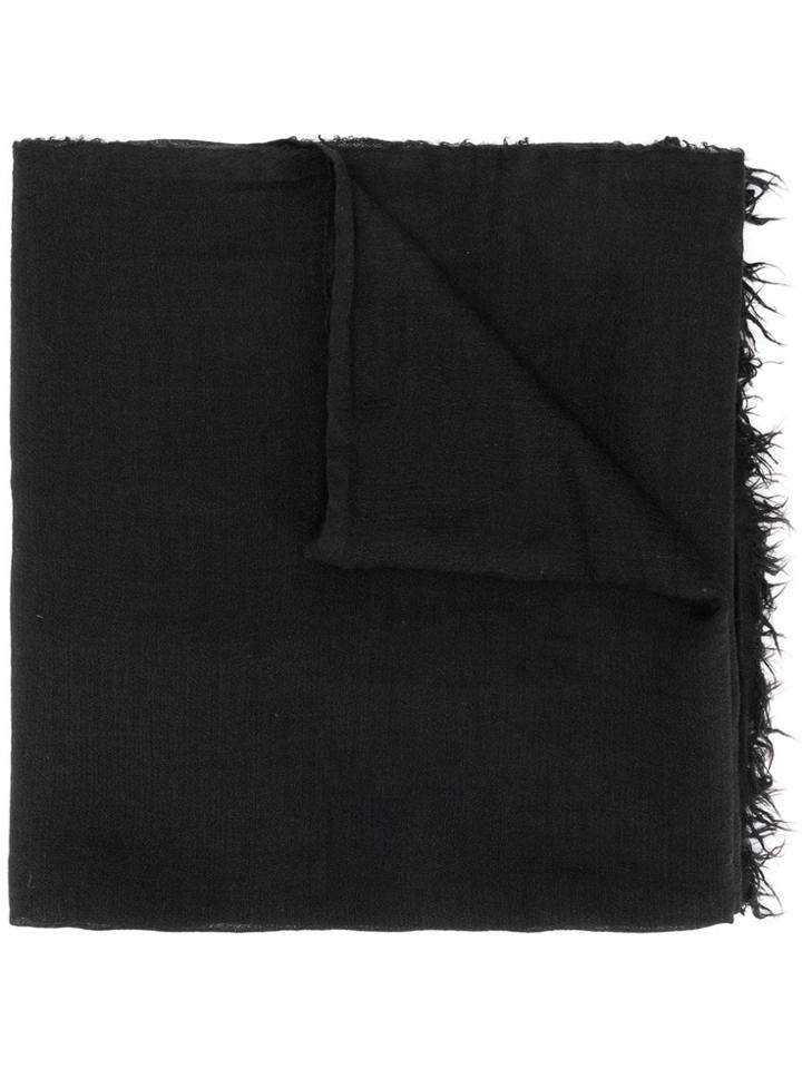 Rick Owens Long Scarf - Black
