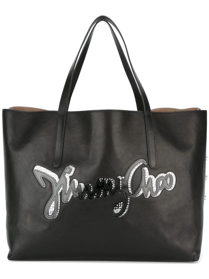 Jimmy Choo Pimlico Tote, Men's, Black, Calf Leather