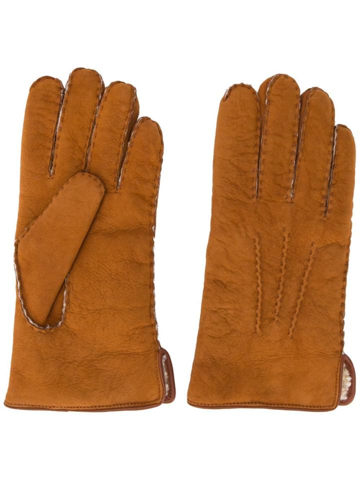 Gala Gloves Stitching Detail Gloves - Neutrals