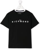 John Richmond Junior Logo Printed T-shirt - Black