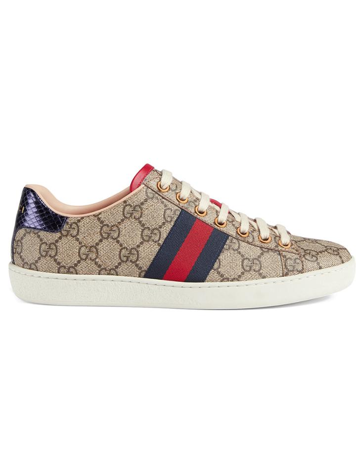 Gucci Ace Gg Supreme Sneakers - Nude & Neutrals