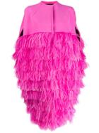 Gianluca Capannolo Textured Sleeveless Coat - Pink